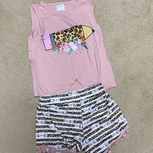 Leopard back to school set